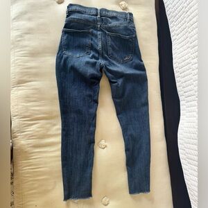 Express jeans cropped leggings high rise